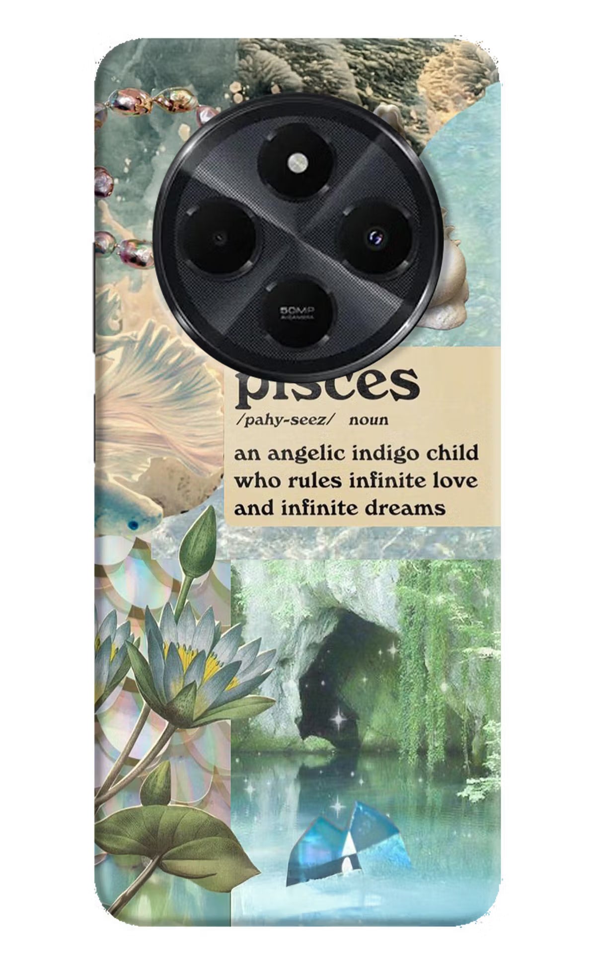 Pisces Zodiac Redmi 14C 5G Hard Case Back Cover by Casekaro