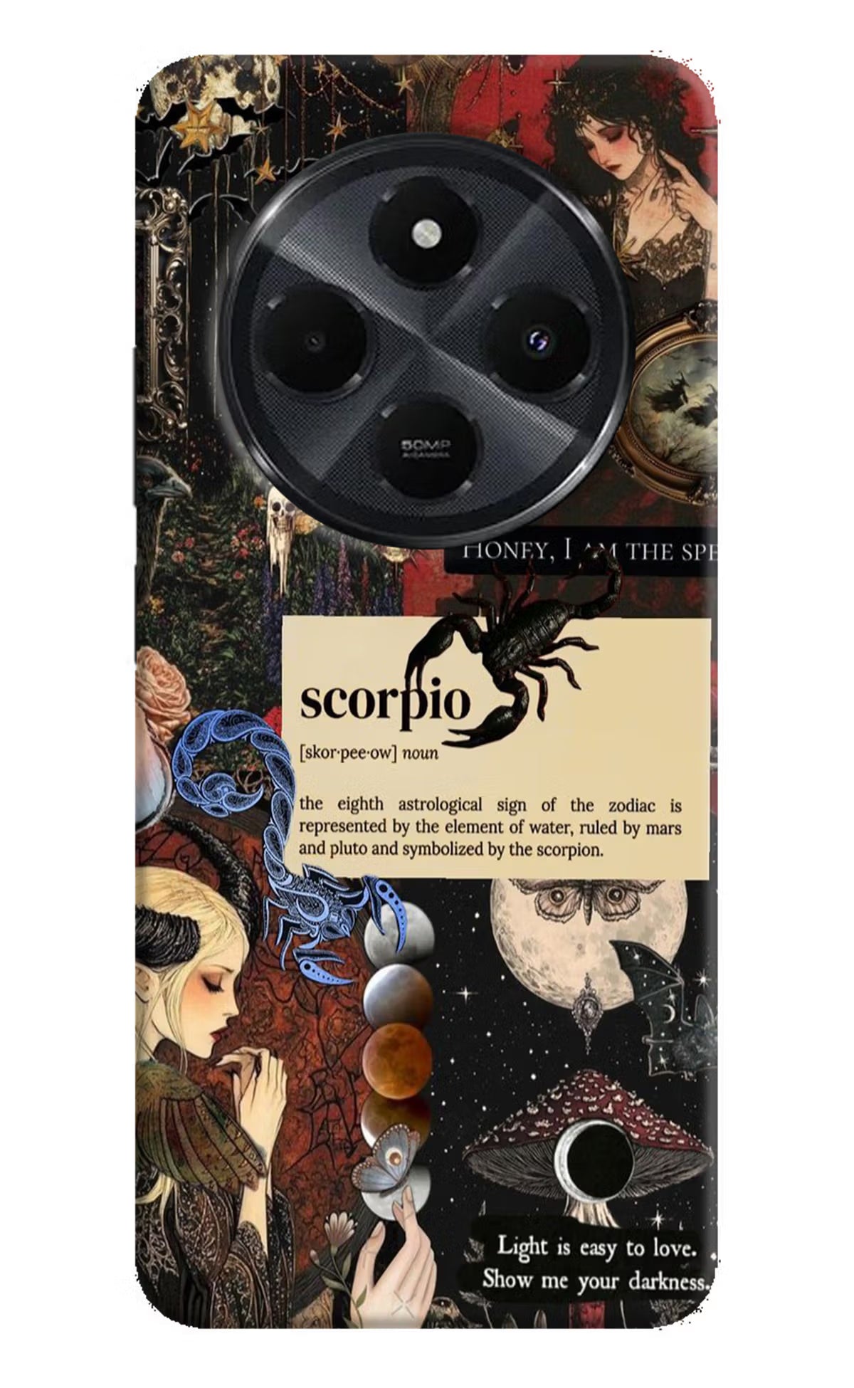Scorpio Zodiac Redmi 14C 5G Hard Case Back Cover by Casekaro