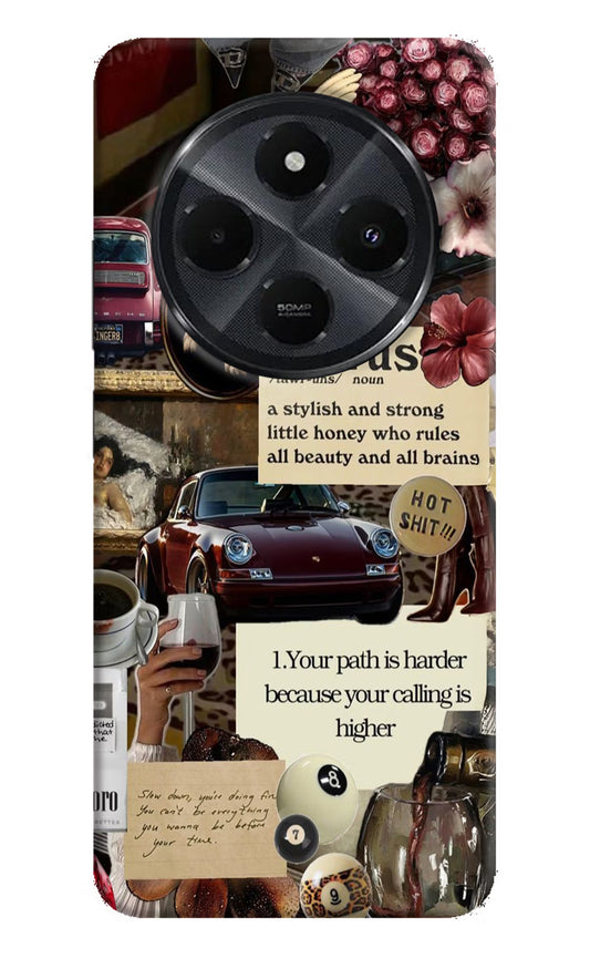 Taurus Zodiac Redmi 14C 5G Hard Case Back Cover by Casekaro