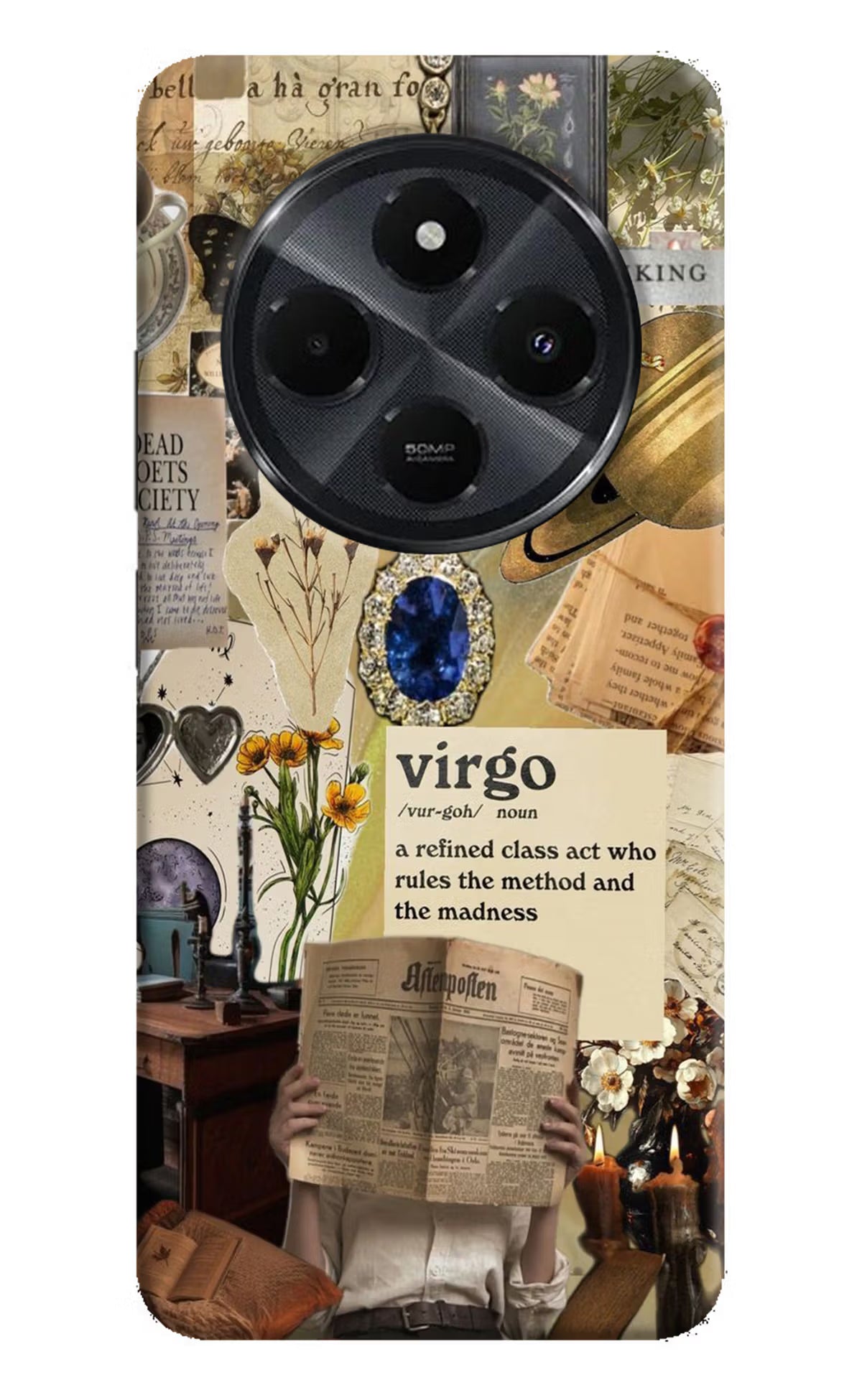 Virgo Zodiac Redmi 14C 5G Hard Case Back Cover by Casekaro