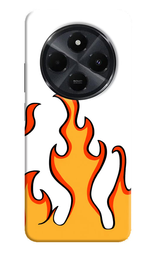 Fired Up – White Redmi 14C 5G Hard Case Back Cover by Casekaro