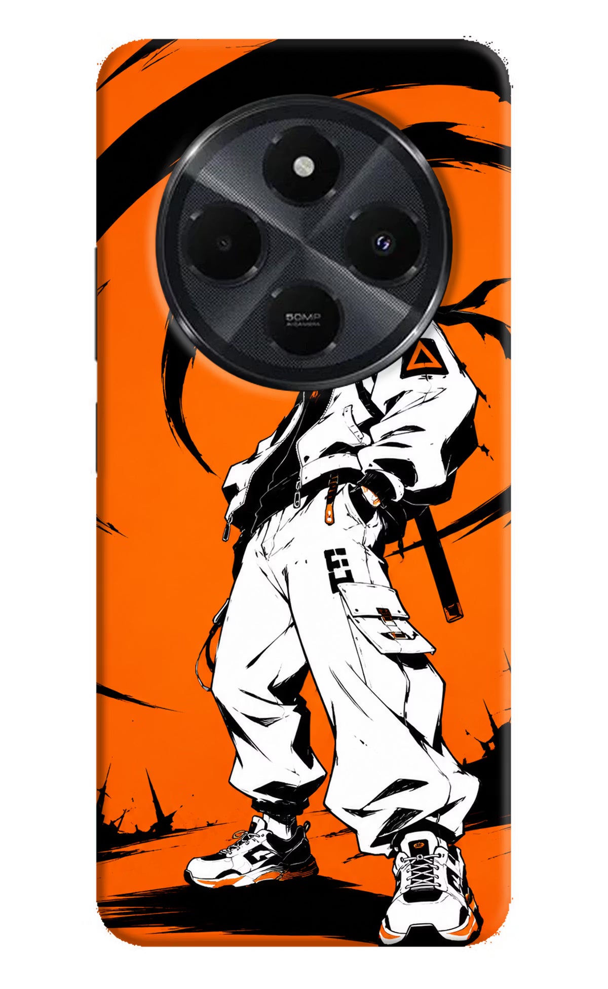 Street Samurai  Redmi 14C 5G Hard Case Back Cover by Casekaro