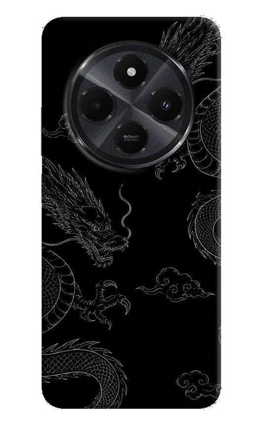 Twin Dragons Redmi 14C 5G Hard Case Back Cover by Casekaro