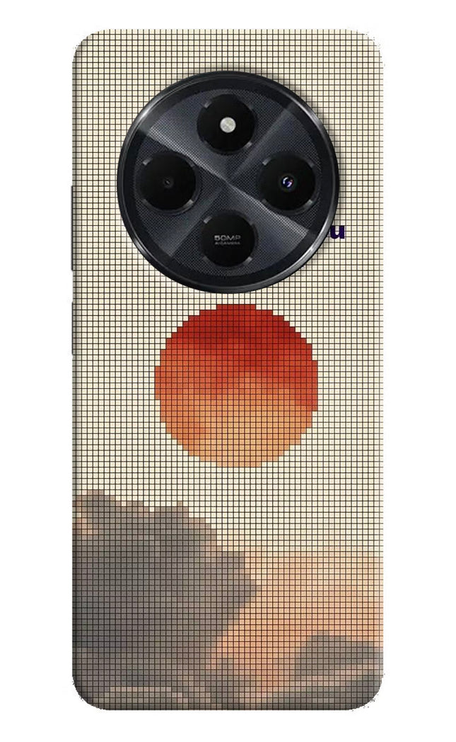Pixel Sun Redmi 14C 5G Hard Case Back Cover by Casekaro