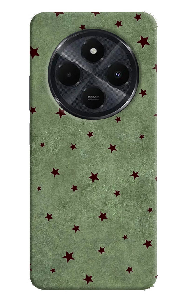 Green Stars Redmi 14C 5G Hard Case Back Cover by Casekaro