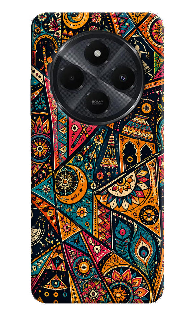 Folk Print Redmi 14C 5G Hard Case Back Cover by Casekaro