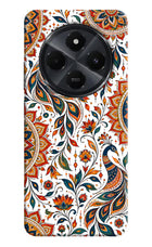 White Mayura Redmi 14C 5G Hard Case Back Cover by Casekaro