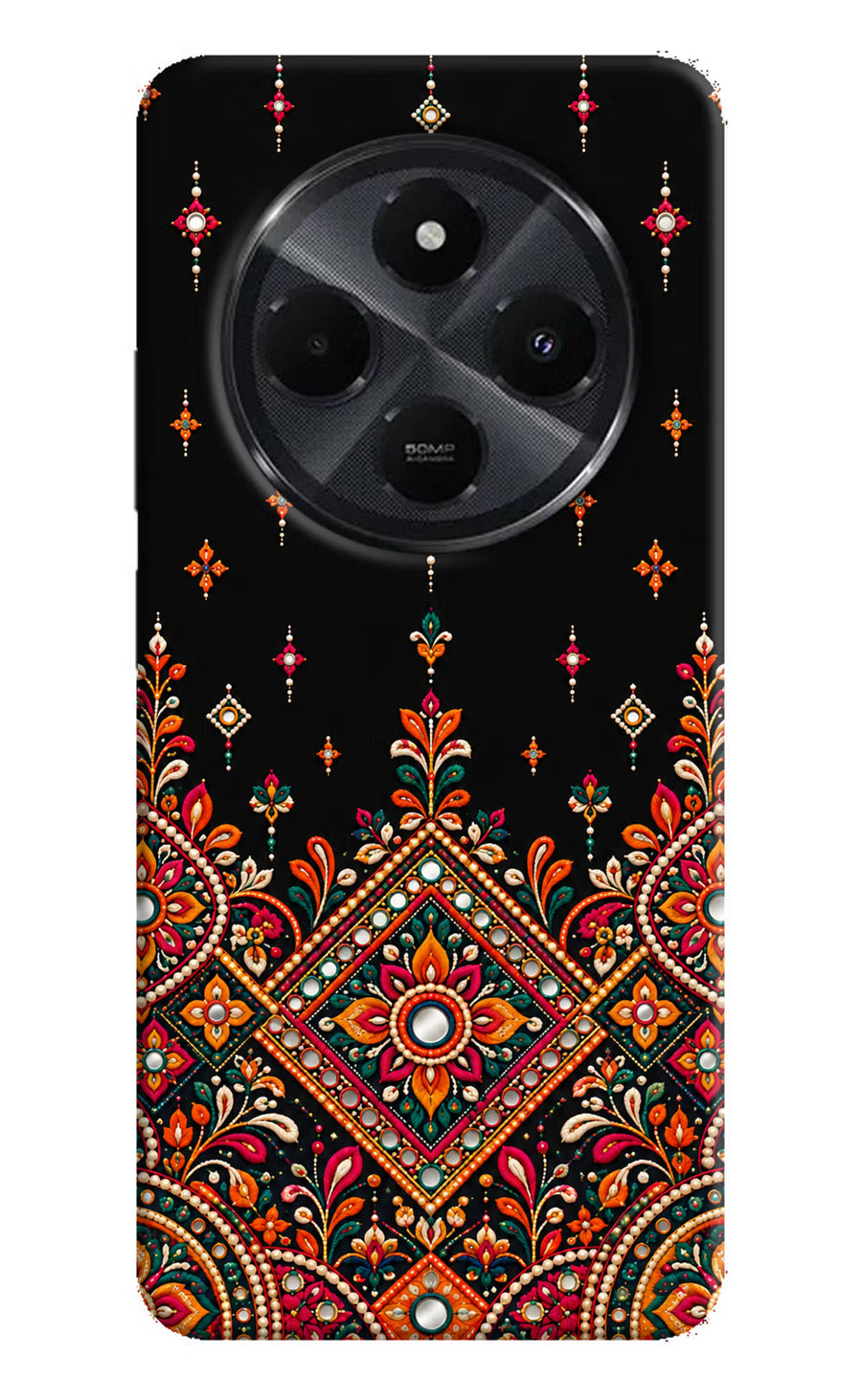 Noir Mehfil Redmi 14C 5G Back Cover, Hard case
