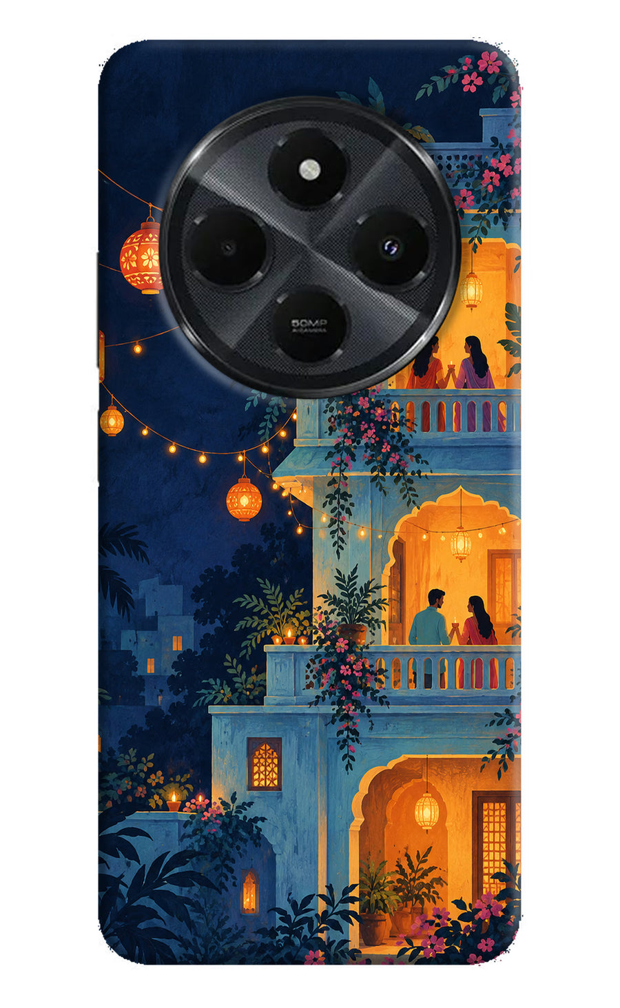 Balcony Glow Redmi 14C 5G Back Cover, Hard case