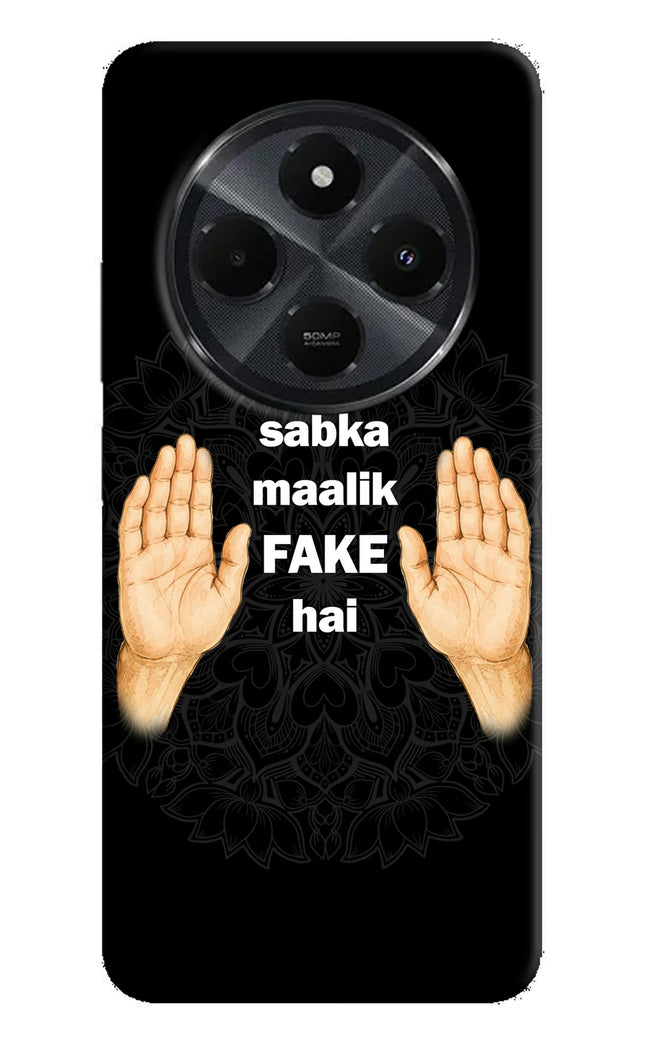 Sabka Malik Fake Redmi 14C 5G Hard Case Back Cover by Casekaro