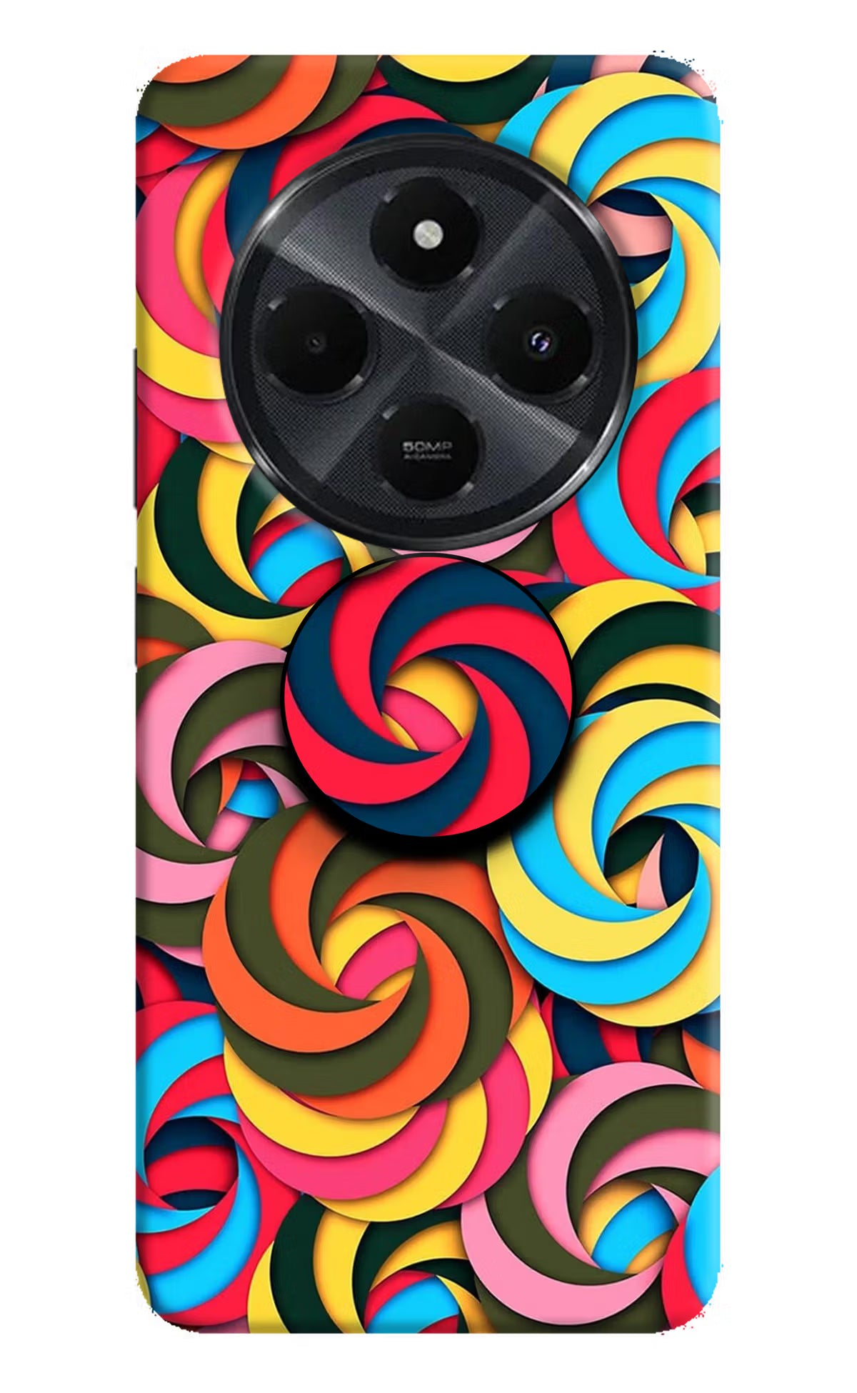 Spiral Pattern Redmi 14C 5G Pop Case by Casekaro
