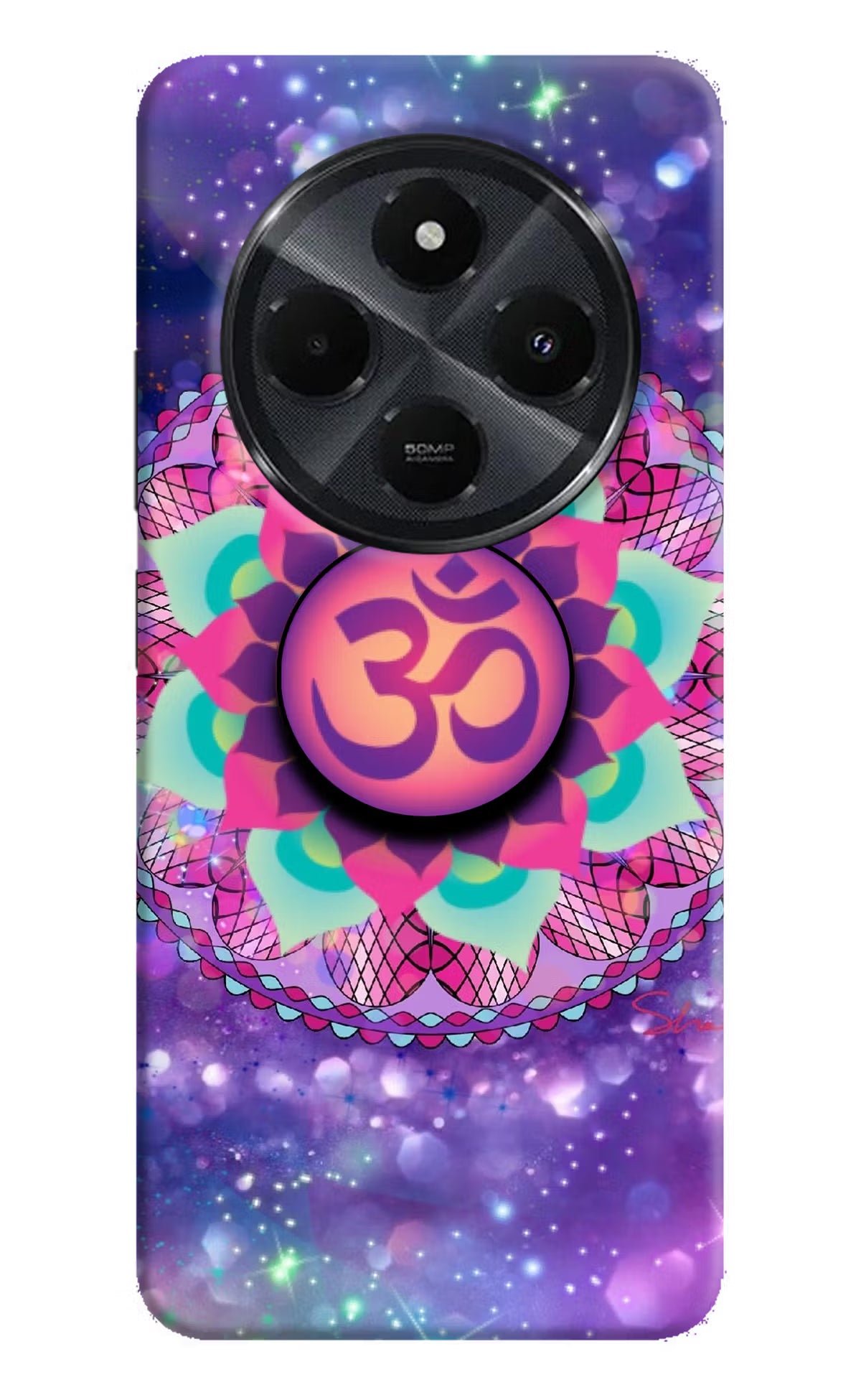 Om Purple Redmi 14C 5G Pop Case by Casekaro