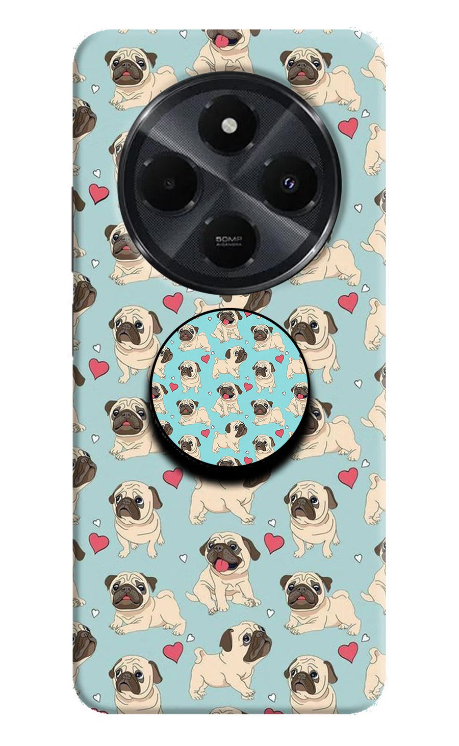 Pug Dog Redmi 14C 5G Pop Case, Hard case