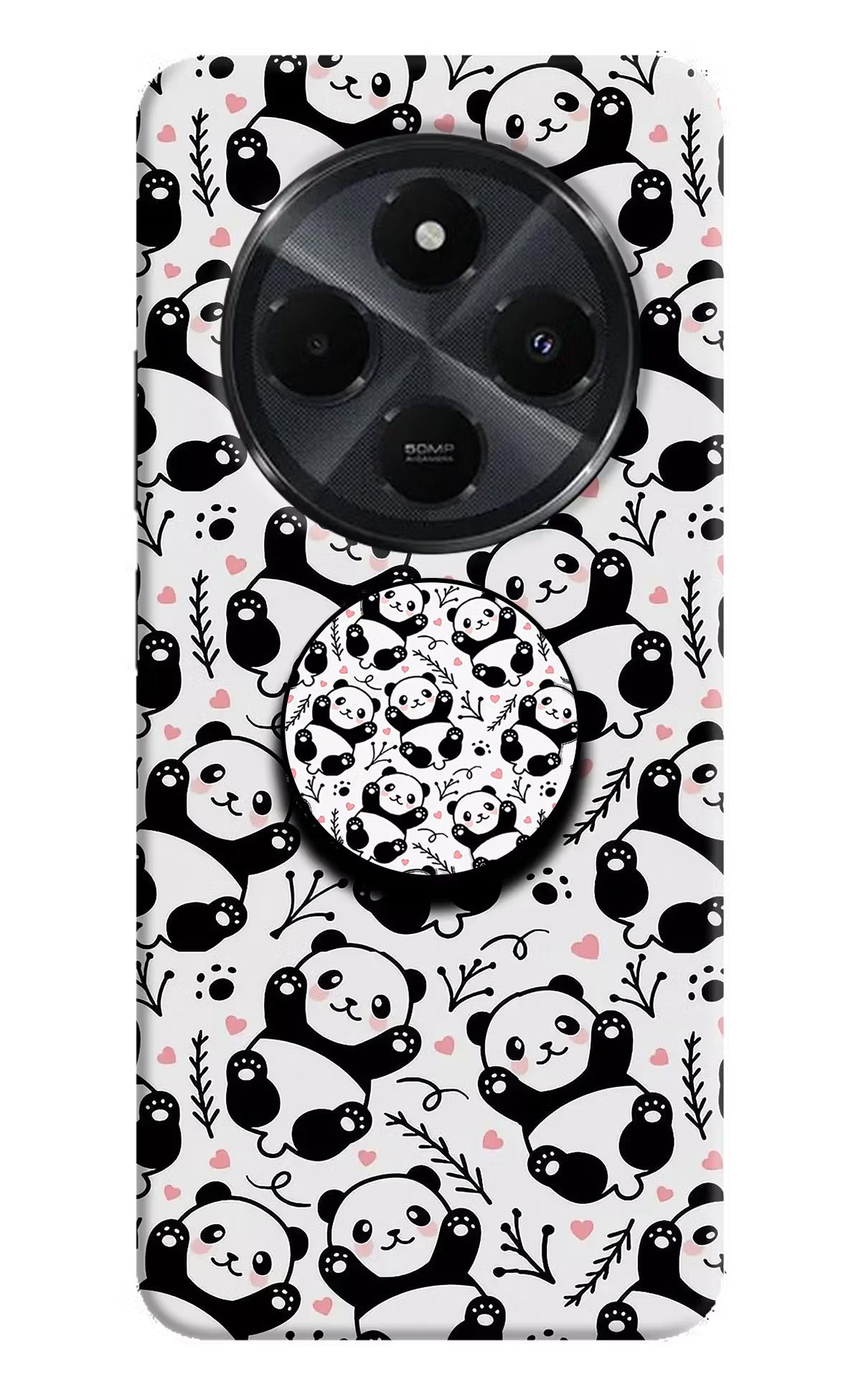 Cute Panda Redmi 14C 5G Pop Case by Casekaro