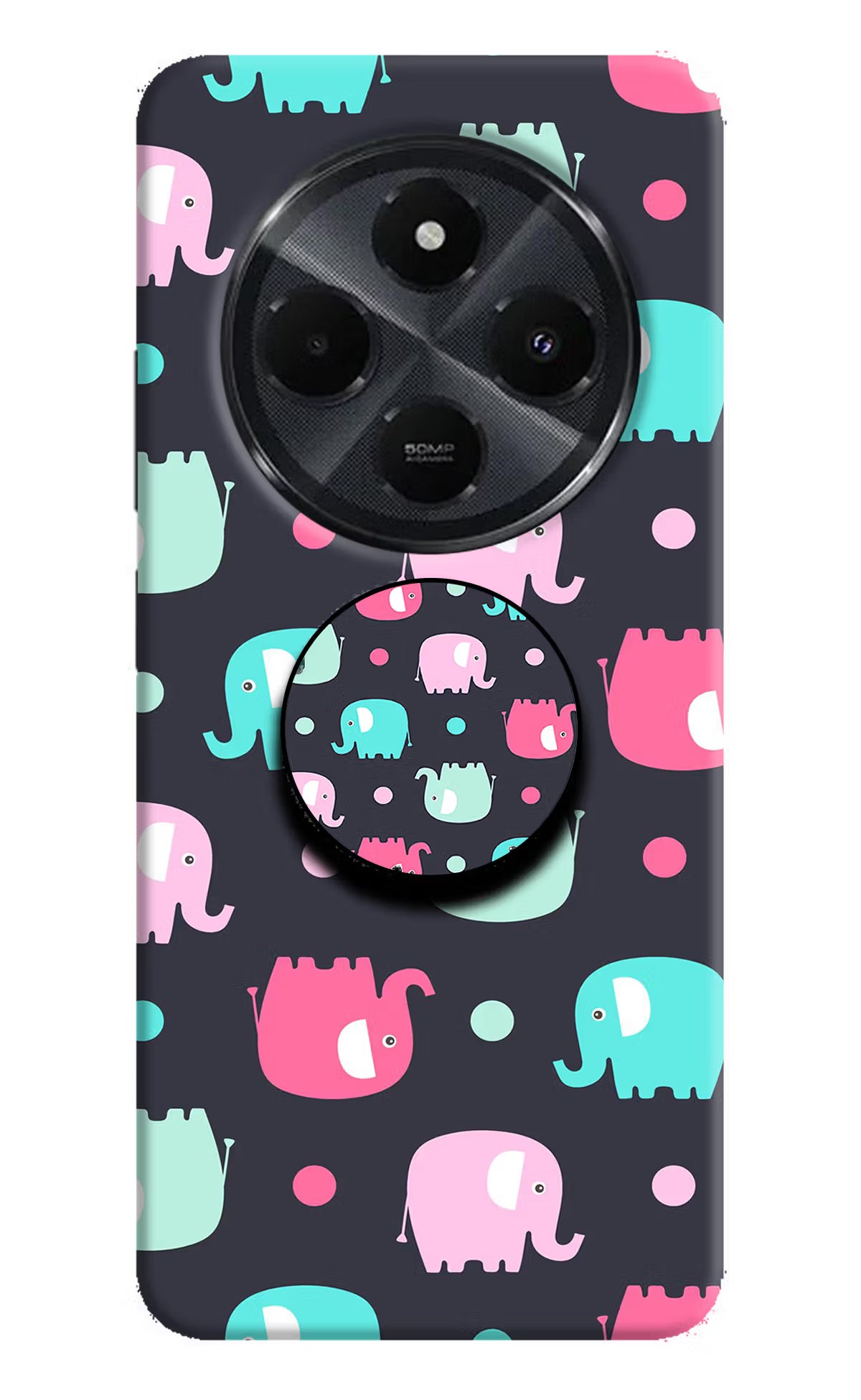 Baby Elephants Redmi 14C 5G Pop Case by Casekaro