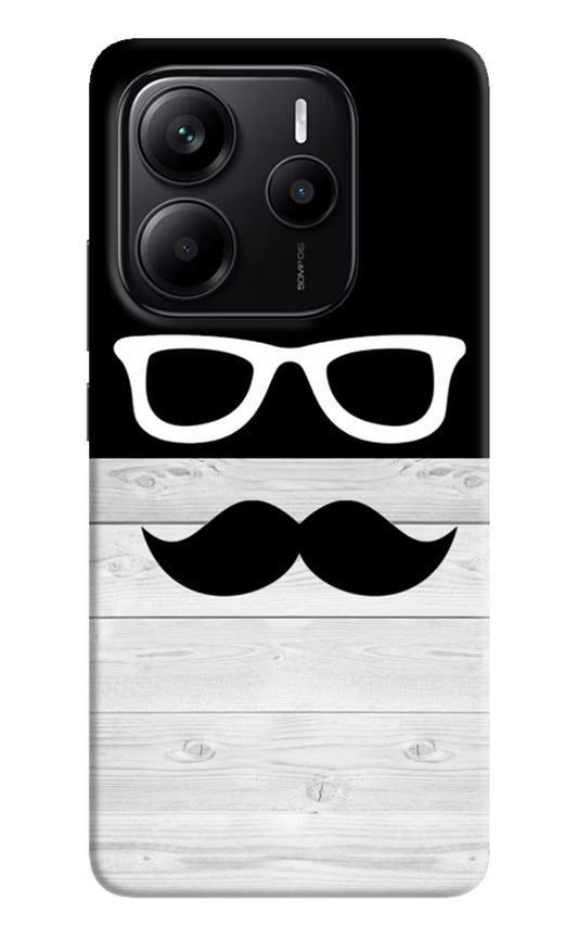 Mustache Redmi Note 14 5G Hard Case Back Cover by Casekaro