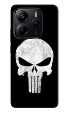 Punisher Skull Redmi Note 14 5G Hard Case Back Cover by Casekaro