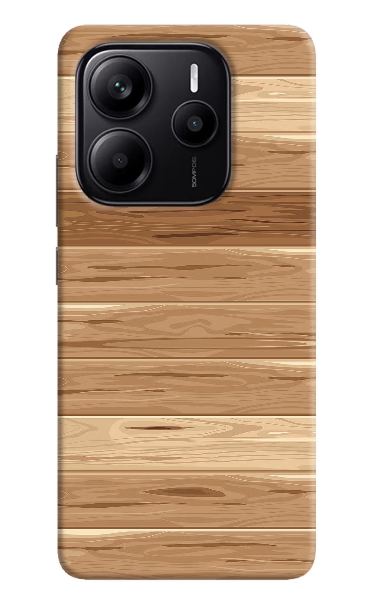 Wooden Vector Redmi Note 14 5G Hard Case Back Cover by Casekaro