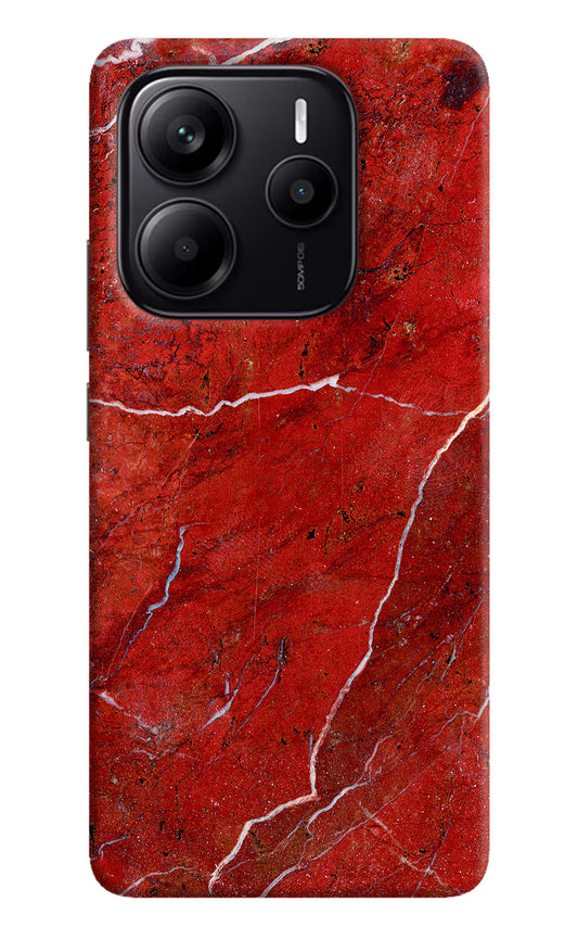 Red Marble Design Redmi Note 14 5G Hard Case Back Cover by Casekaro