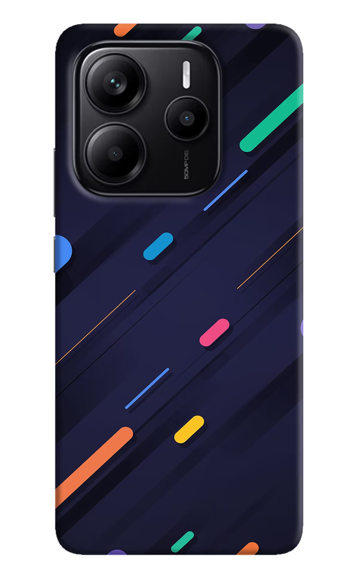 Abstract Design Redmi Note 14 5G Hard Case Back Cover by Casekaro