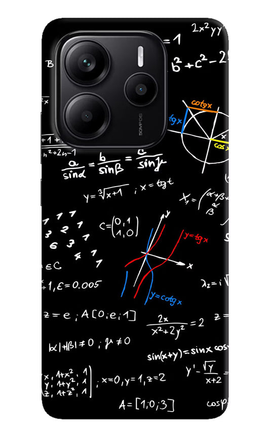 Mathematics Formula Redmi Note 14 5G Hard Case Back Cover by Casekaro