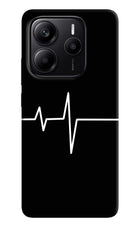 Heart Beats Redmi Note 14 5G Hard Case Back Cover by Casekaro
