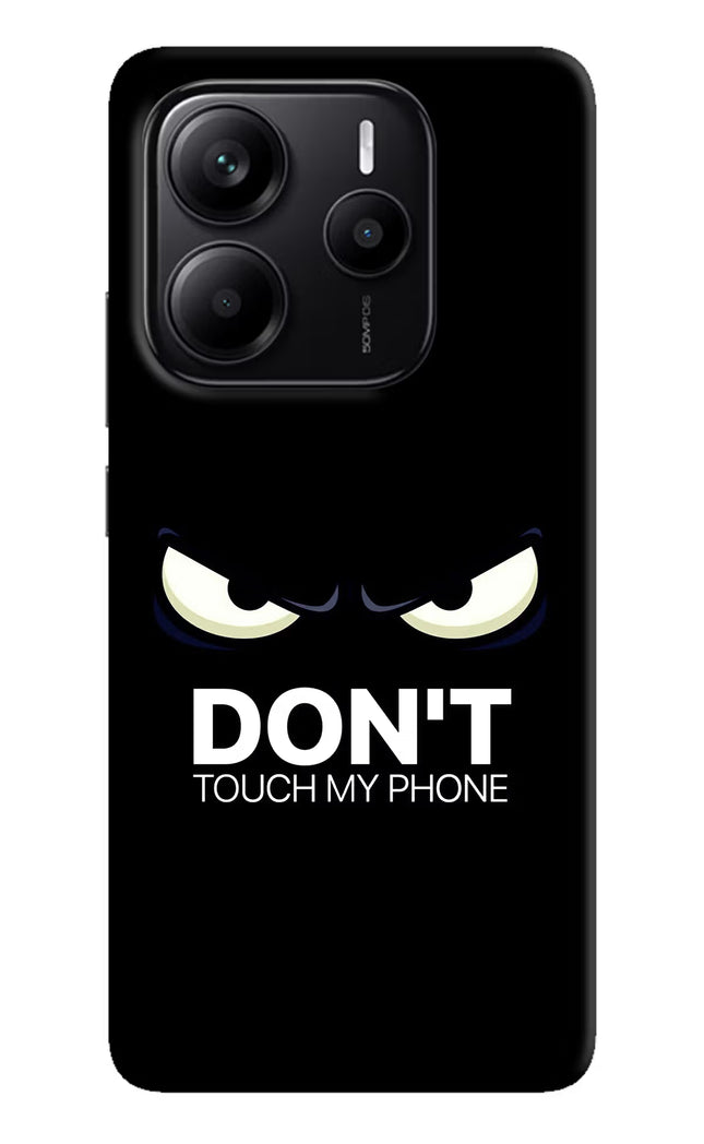 Don'T Touch My Phone Redmi Note 14 5G Hard Case Back Cover by Casekaro