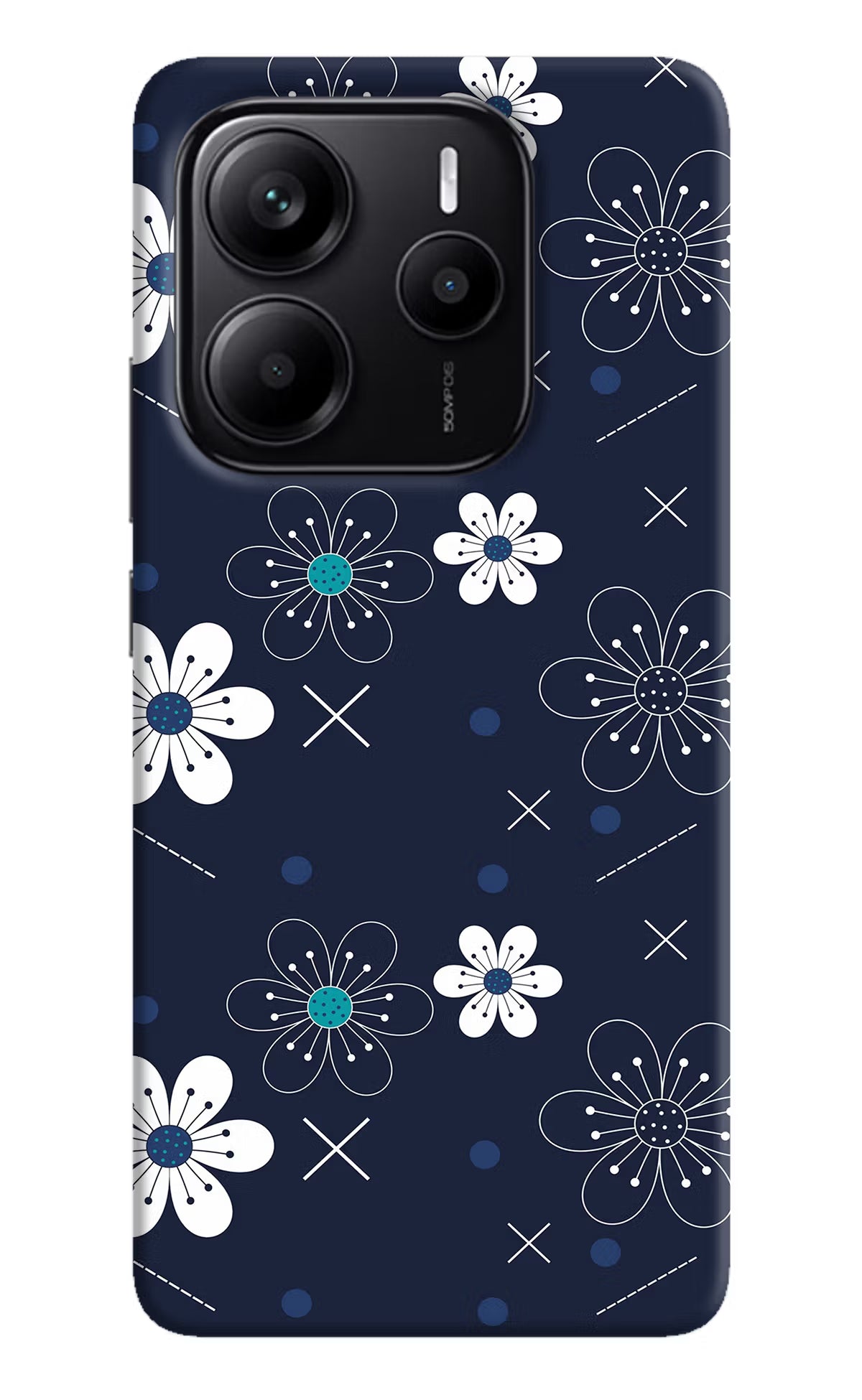 Flowers Redmi Note 14 5G Hard Case Back Cover by Casekaro