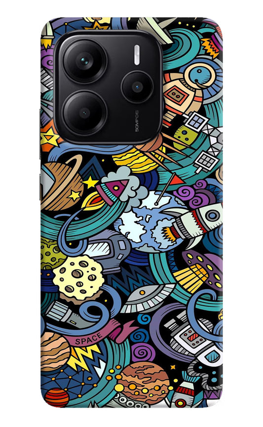 Space Abstract Redmi Note 14 5G Hard Case Back Cover by Casekaro