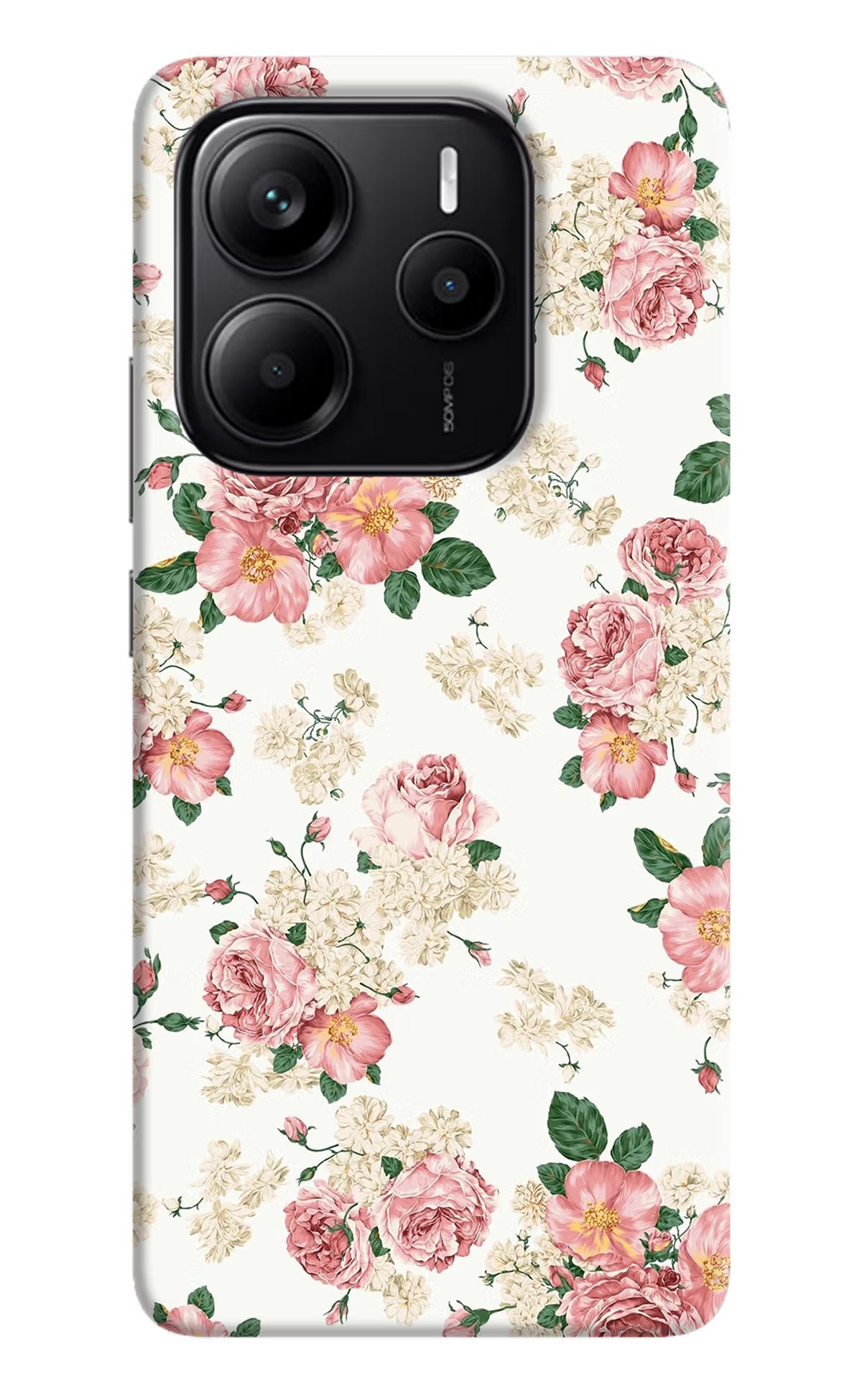 Flowers Redmi Note 14 5G Hard Case Back Cover by Casekaro