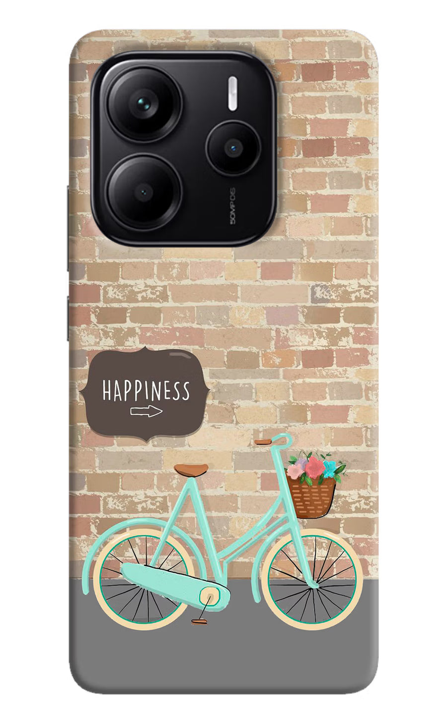 Happiness Artwork Redmi Note 14 5G Back Cover, Hard case
