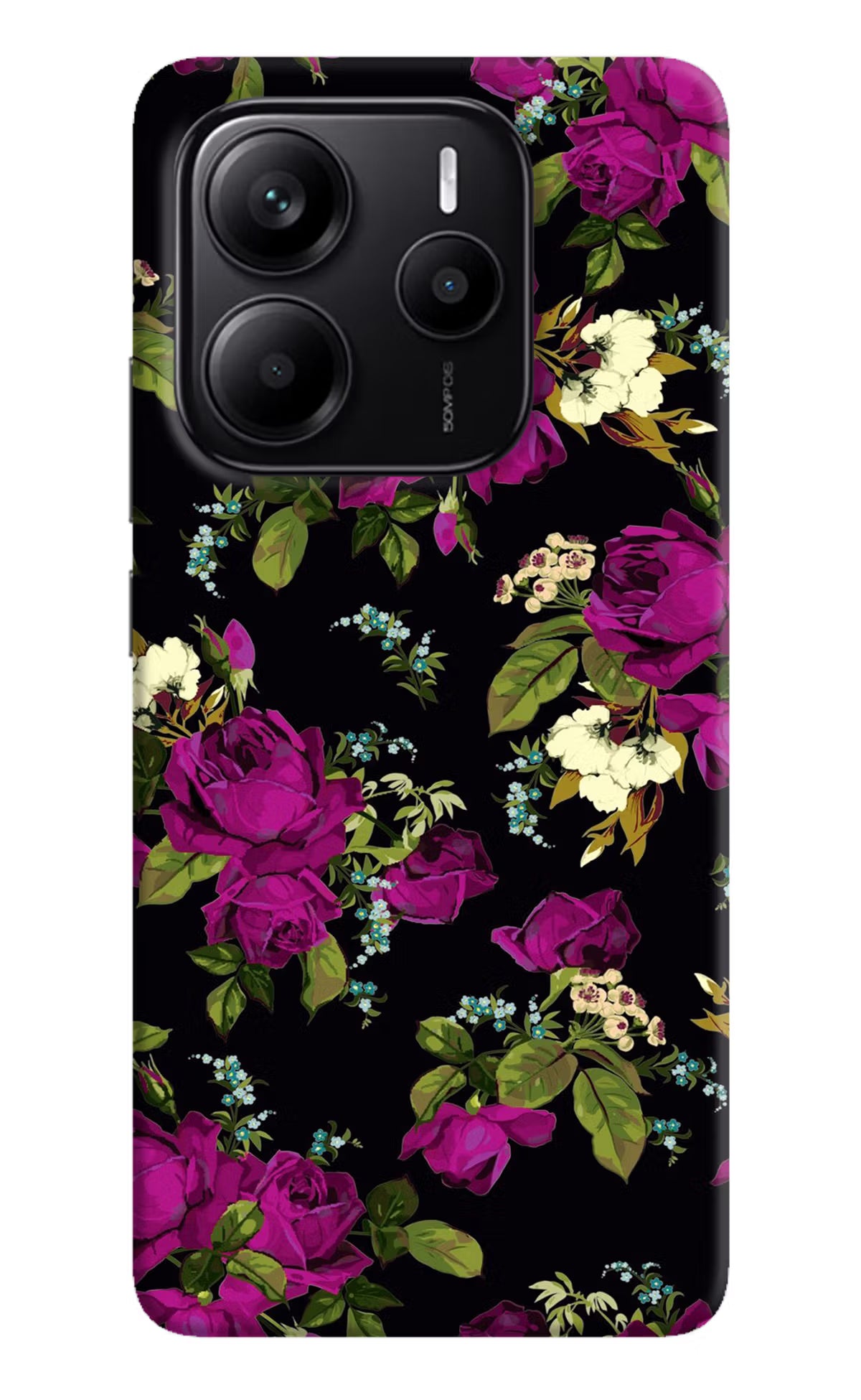 Flowers Redmi Note 14 5G Hard Case Back Cover by Casekaro