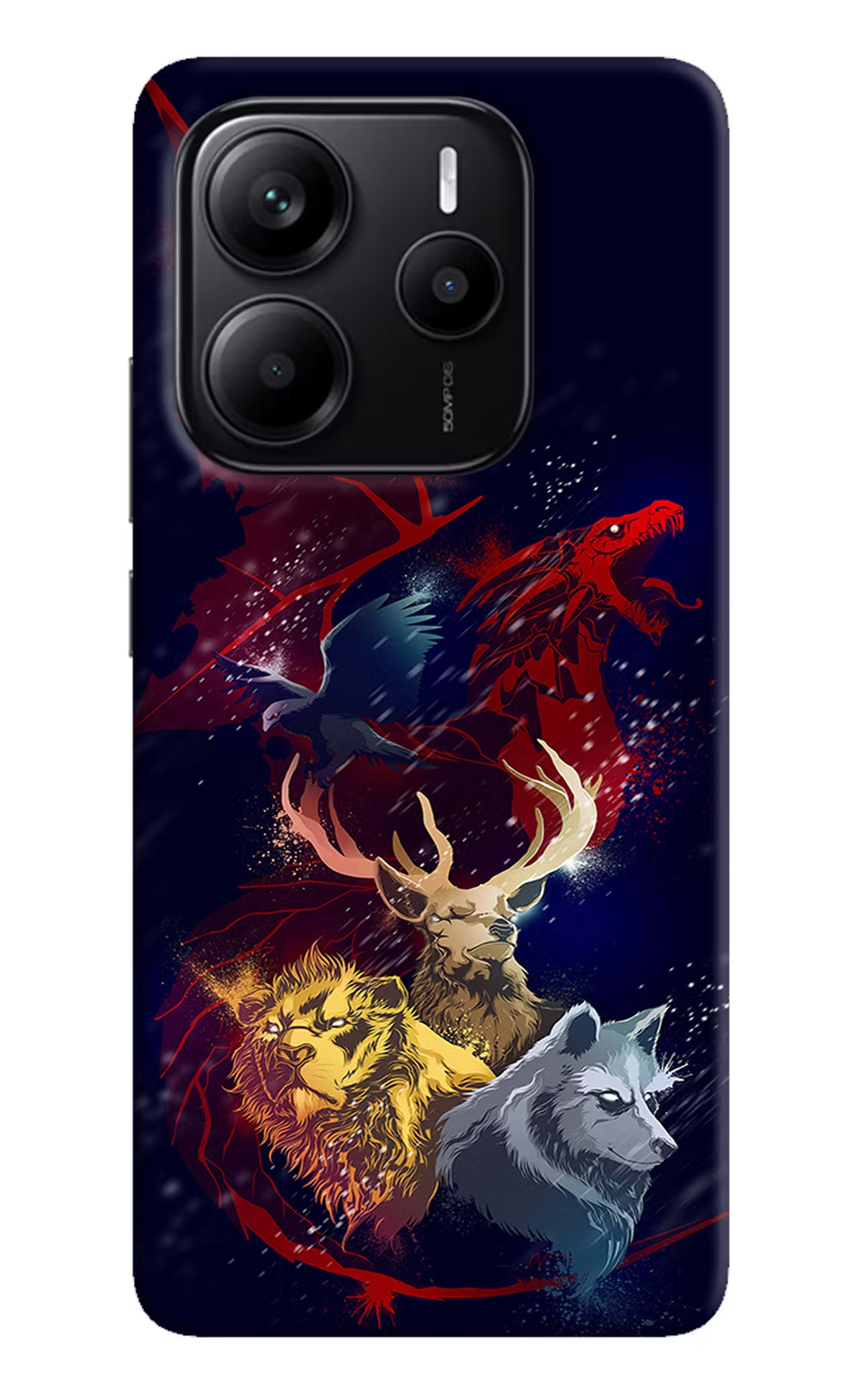 Game Of Thrones Redmi Note 14 5G Hard Case Back Cover by Casekaro