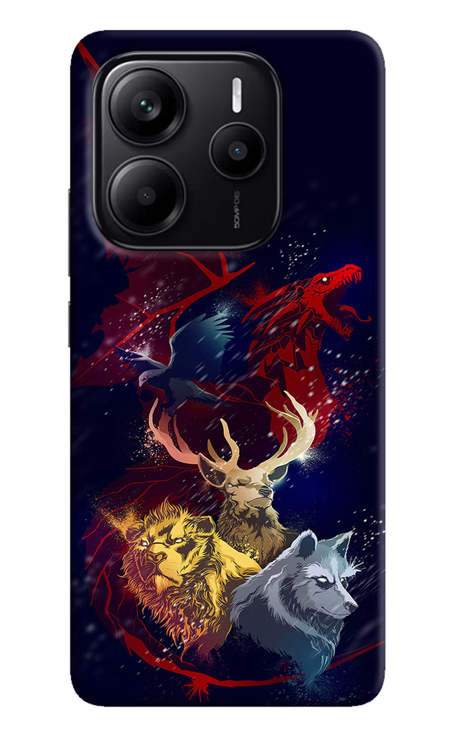 Game Of Thrones Redmi Note 14 5G Back Cover, Hard case