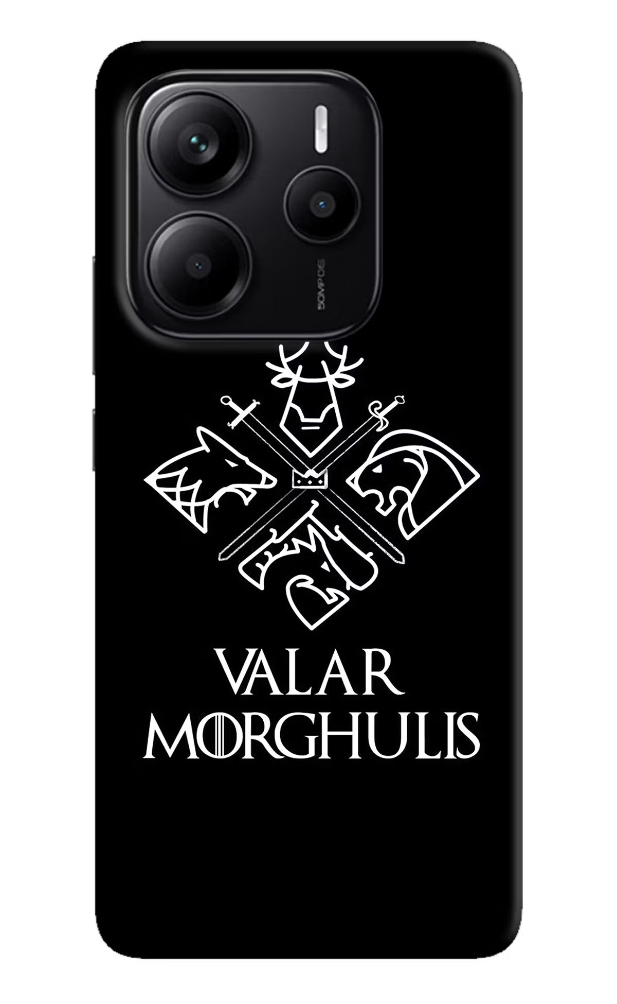 Valar Morghulis | Game Of Thrones Redmi Note 14 5G Hard Case Back Cover by Casekaro