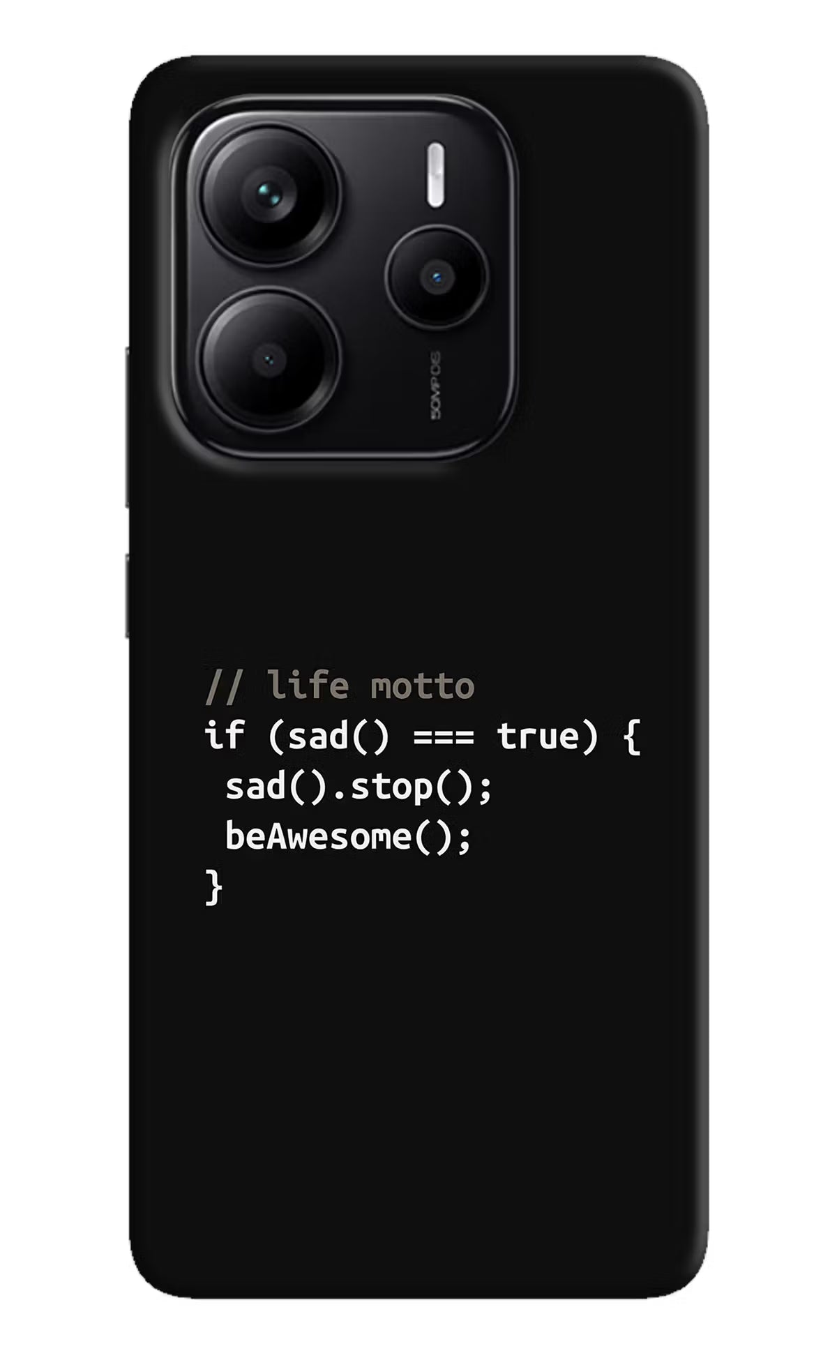 Life Motto Code Redmi Note 14 5G Hard Case Back Cover by Casekaro