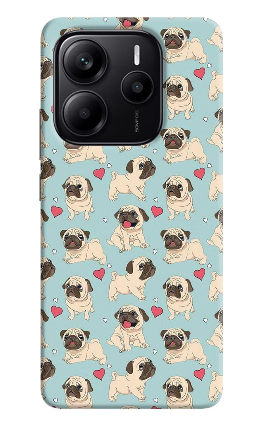 Pug Dog Redmi Note 14 5G Back Cover, Hard case