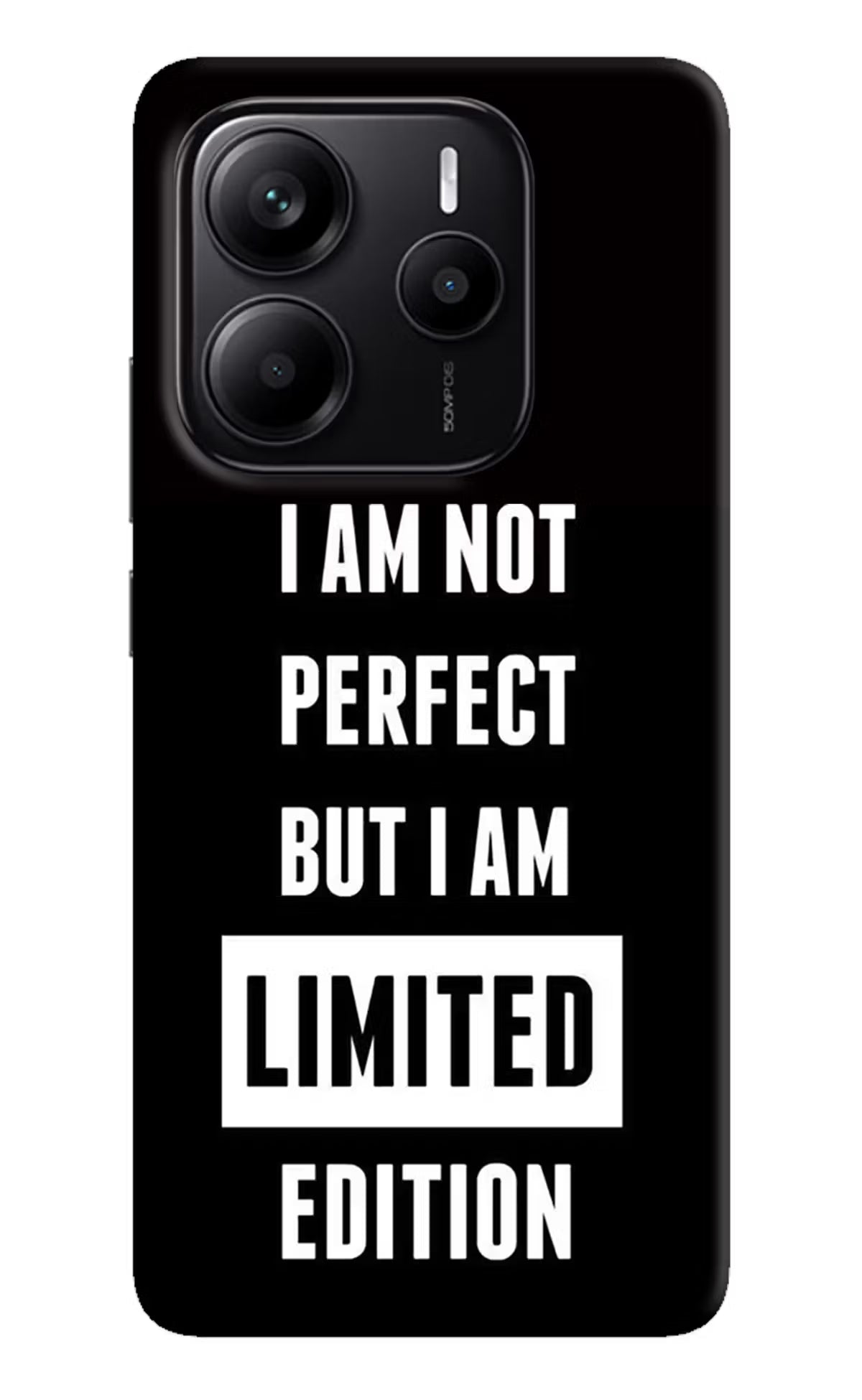 I Am Not Perfect But I Am Limited Edition Redmi Note 14 5G Hard Case Back Cover by Casekaro