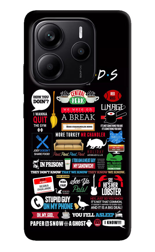 FRIENDS Redmi Note 14 5G Hard Case Back Cover by Casekaro