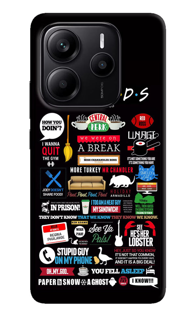 FRIENDS Redmi Note 14 5G Hard Case Back Cover by Casekaro