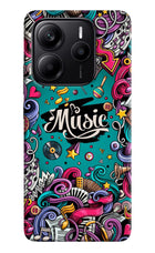Music Graffiti Redmi Note 14 5G Hard Case Back Cover by Casekaro