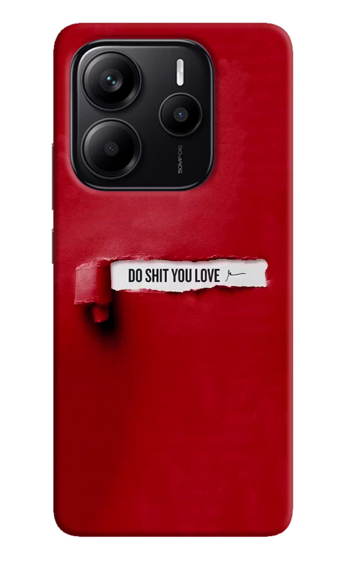Do Shit You Love Redmi Note 14 5G Hard Case Back Cover by Casekaro