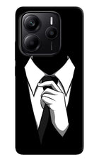 Black Tie Redmi Note 14 5G Hard Case Back Cover by Casekaro