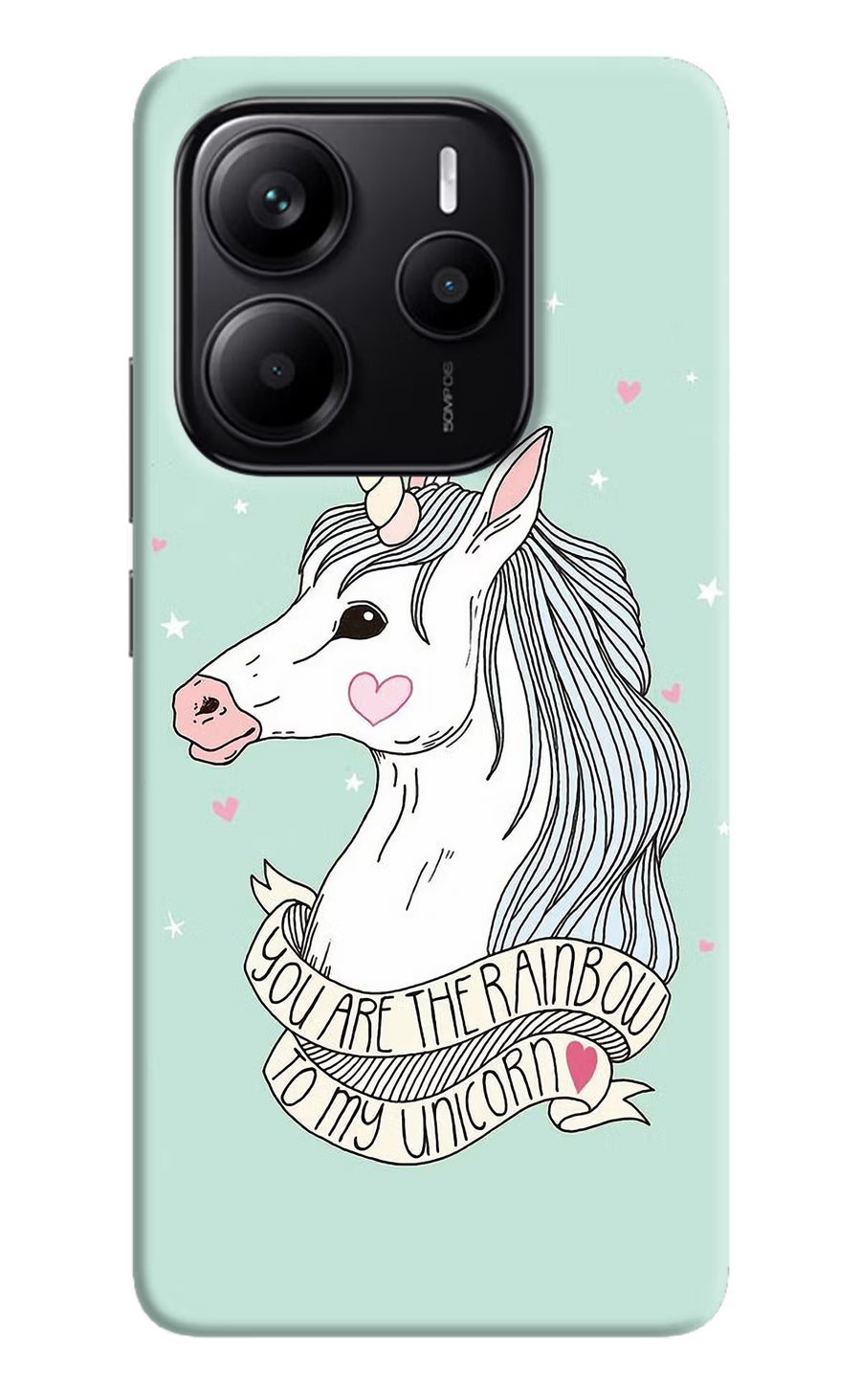 Unicorn Wallpaper Redmi Note 14 5G Back Cover, Hard case