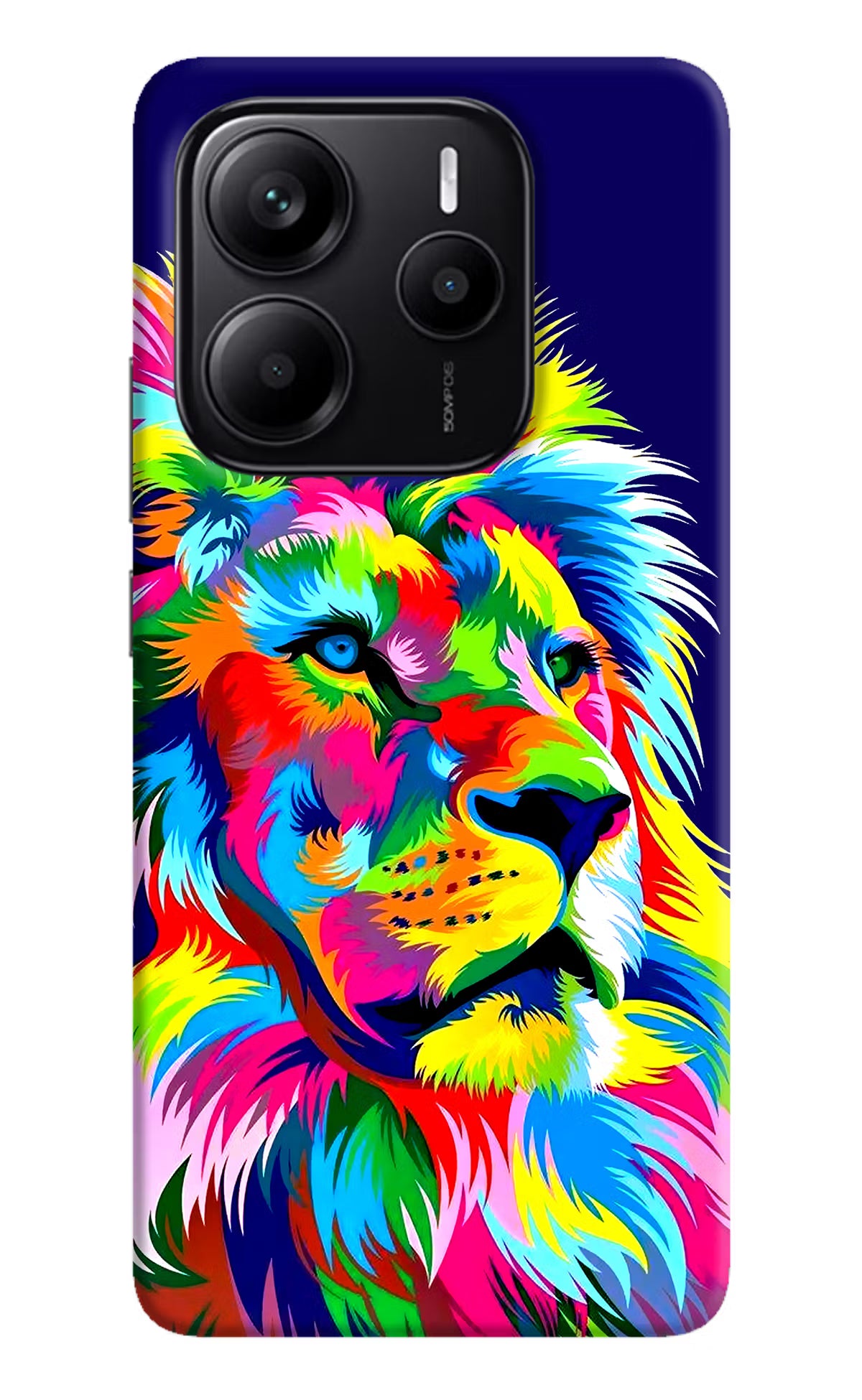 Vector Art Lion Redmi Note 14 5G Hard Case Back Cover by Casekaro