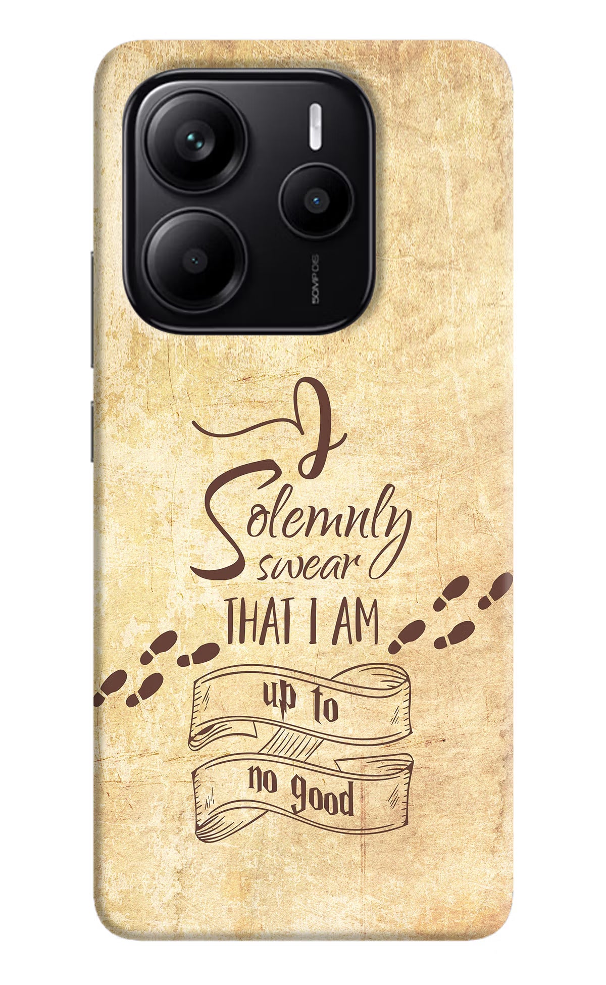 I Solemnly swear that i up to no good Redmi Note 14 5G Hard Case Back Cover by Casekaro