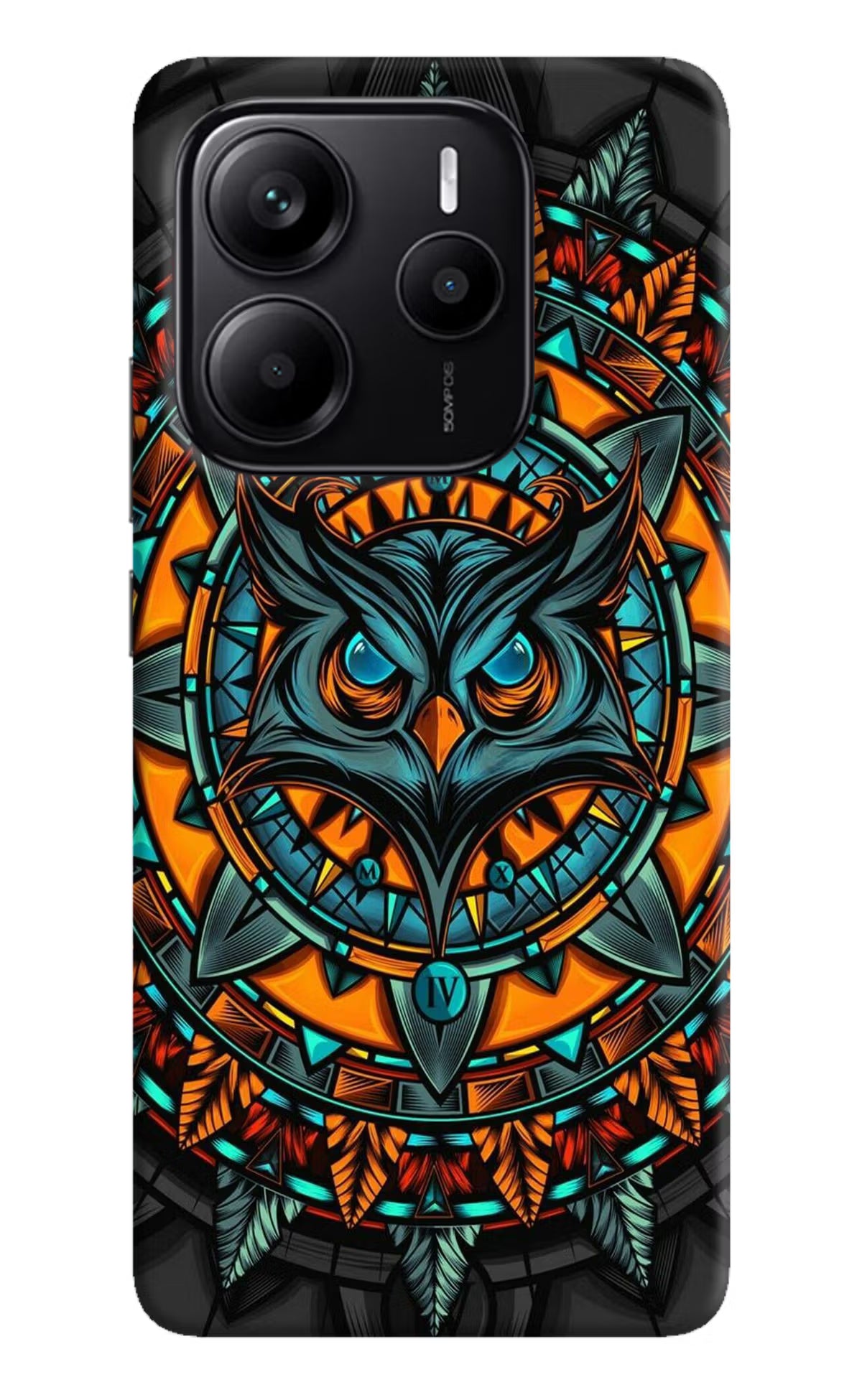 Angry Owl Art Redmi Note 14 5G Hard Case Back Cover by Casekaro