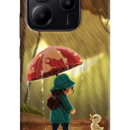 Rainy Day Redmi Note 14 5G Hard Case Back Cover by Casekaro
