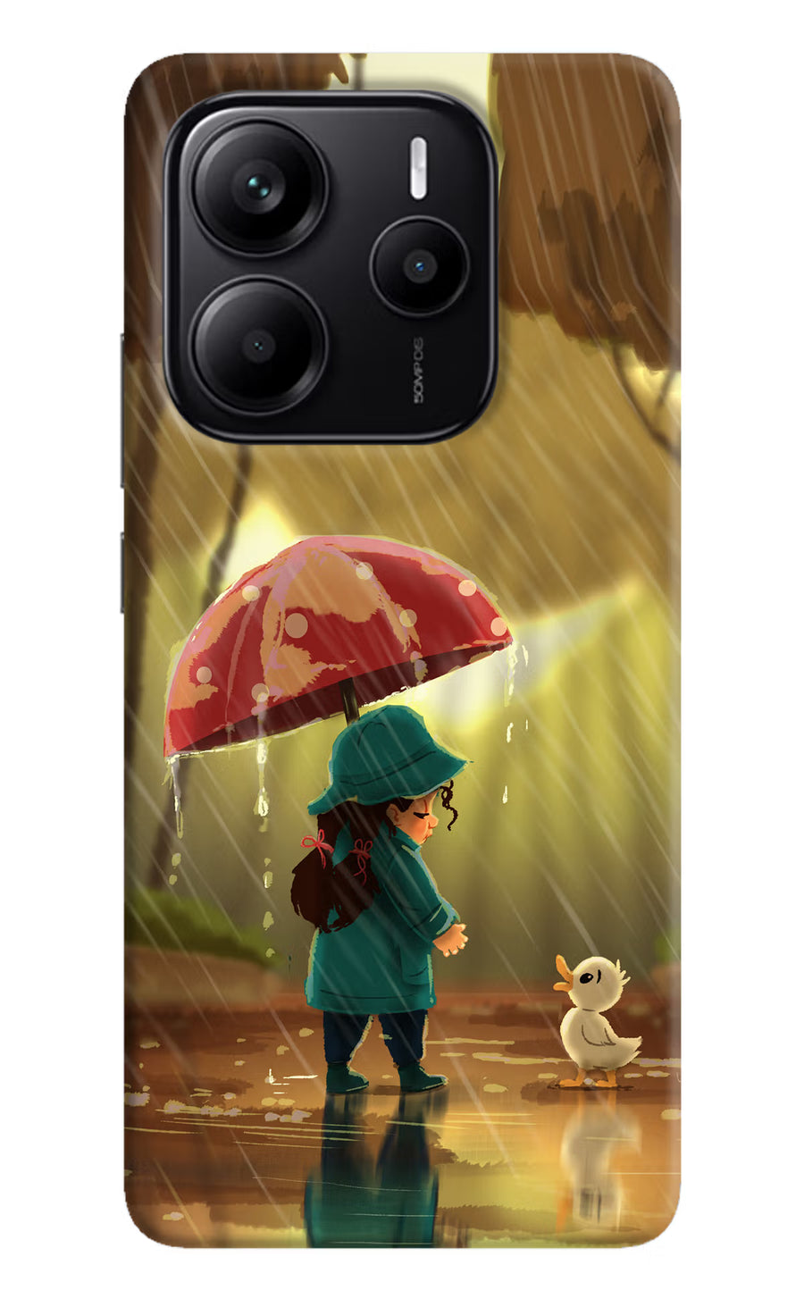 Rainy Day Redmi Note 14 5G Back Cover, Hard case