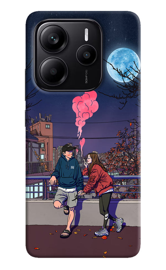 Chilling Couple Redmi Note 14 5G Hard Case Back Cover by Casekaro